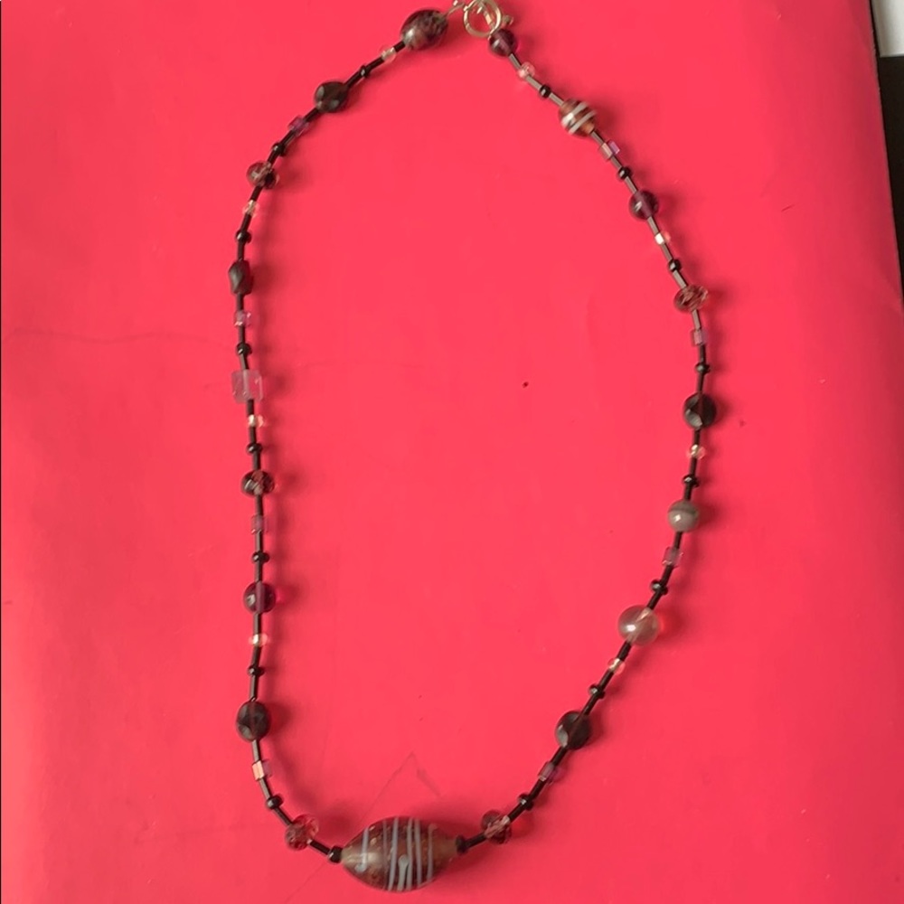 Dark purple necklace